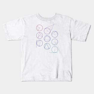 Circle Theorems Kids T-Shirt